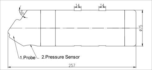 Ultrasonik Doppler Flowmeter dengan akurasi ± 1% aliran IP68 Perlindungan dan 10.8VDC ~ 26.4VDC Power Supply untuk Pemantauan banjir