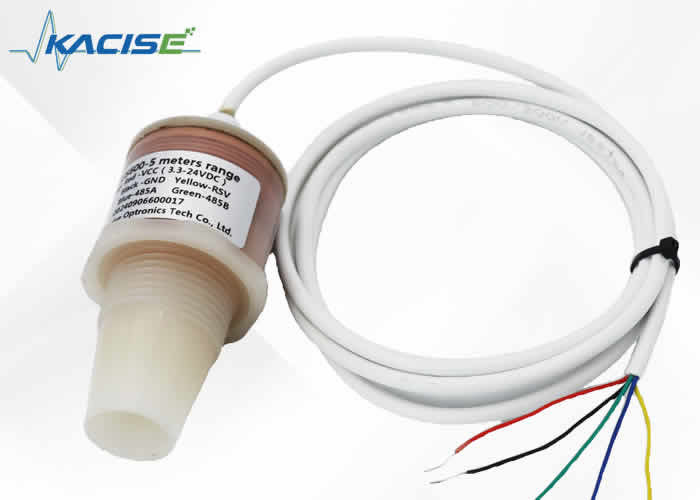 Pengukur Ketinggian Air Ultrasonik 6V dengan Output RS485 dan Pengukuran Ketinggian Cairan Akurasi Tinggi 5m