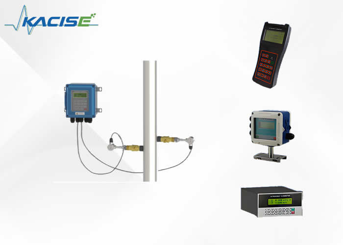 Ultrasonic Clamp On Flow Meter dengan Pengukuran Non-invasif untuk Pipa DN32~6000 dan Modbus RS485