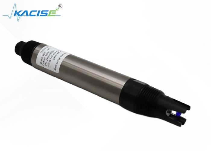 POM Dan Titanium Bagian Material basah Sensor PH On-line Untuk koneksi mudah Untuk memantau solusi sungai