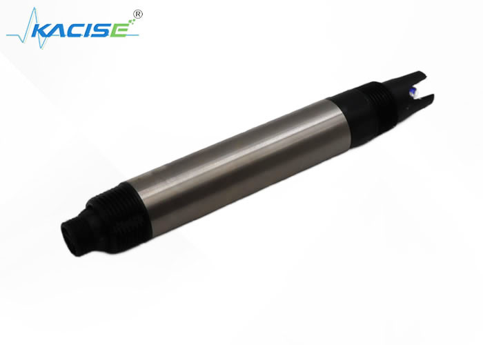 POM Dan Titanium Bagian Material basah Sensor PH On-line Untuk koneksi mudah Untuk memantau solusi sungai