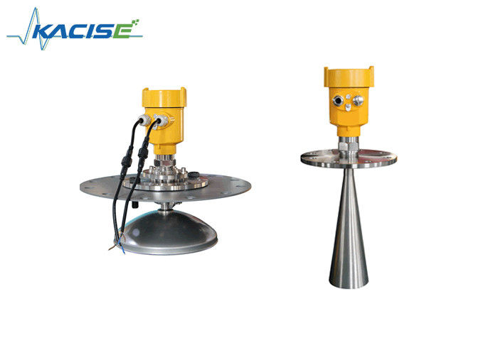 Sensor radar gelombang mikro seri KLD70 dengan output 4-20mA / HART dan rentang pengukuran 6-30m untuk aplikasi suhu tinggi