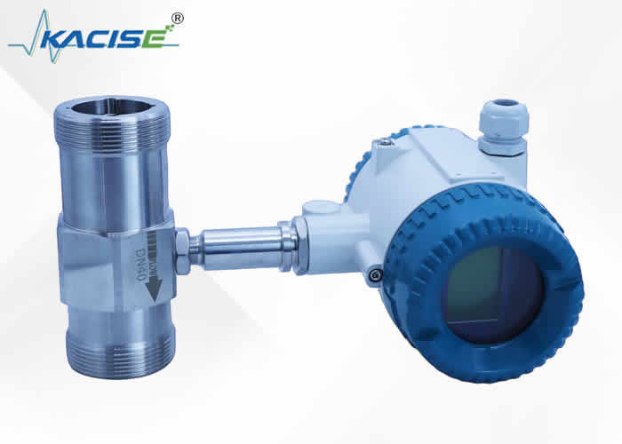 Turbin flow meter tahan lama DN4 sampai DN500 untuk suhu lingkungan yang keras dengan sambungan benang atau flange
