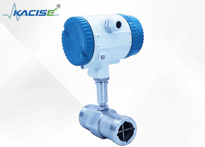 Turbin flow meter tahan lama DN4 sampai DN500 untuk suhu lingkungan yang keras dengan sambungan benang atau flange