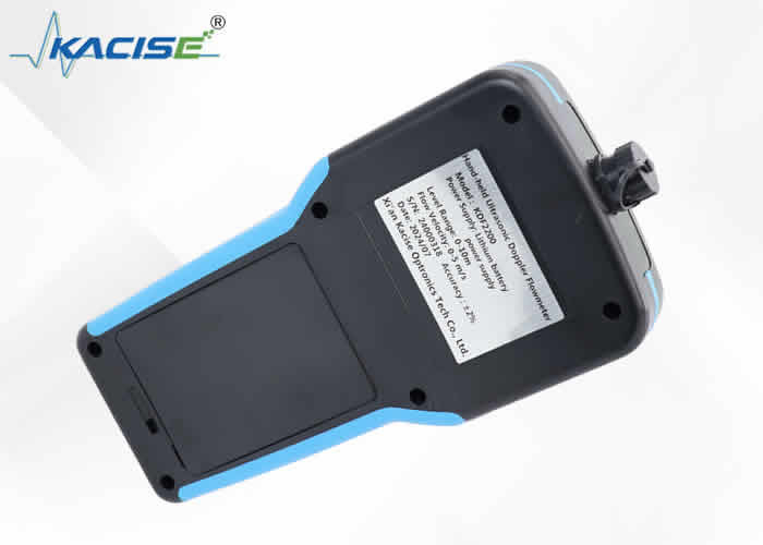 12V Baterai Lithium yang dapat diisi ulang yang didukung oleh Portable Handheld Flowmeter dengan Rating IP67 dan Output RS485