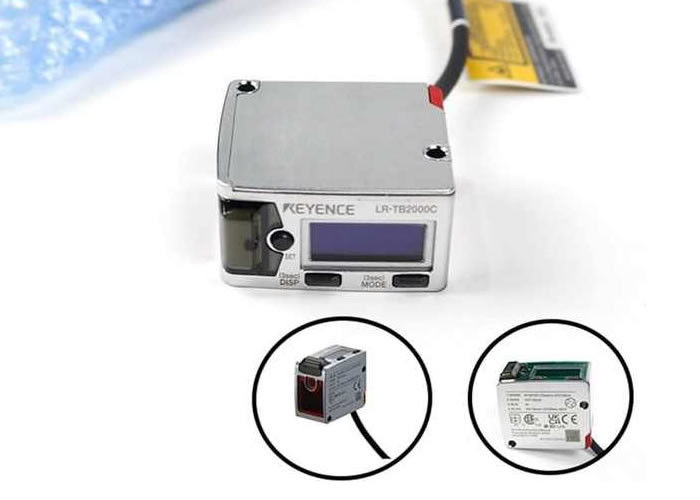 KEYENCE LR-TB2000C Sensor Laser Sakelar Fotolistrik dengan Antarmuka Komunikasi Modbus untuk Peralatan Pengukur Jarak Otomasi Industri