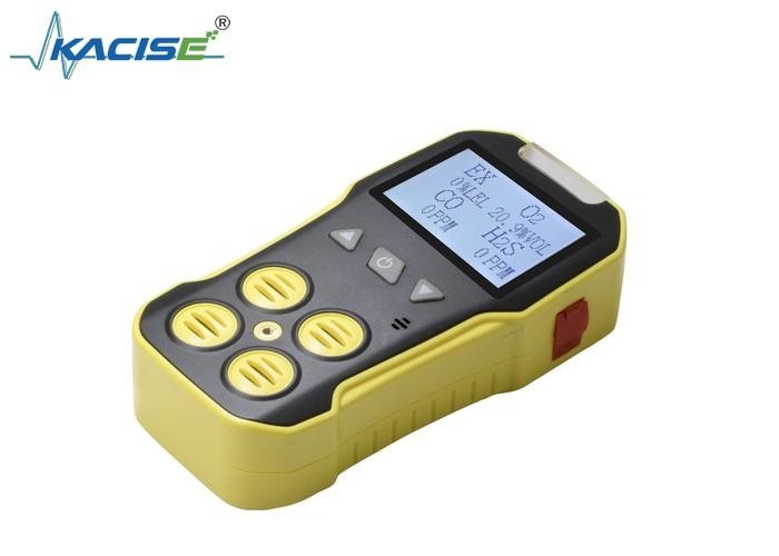 KMBH-4A Portable Multi Gas Detector Akurasi LCD besar ± 5% F.S.