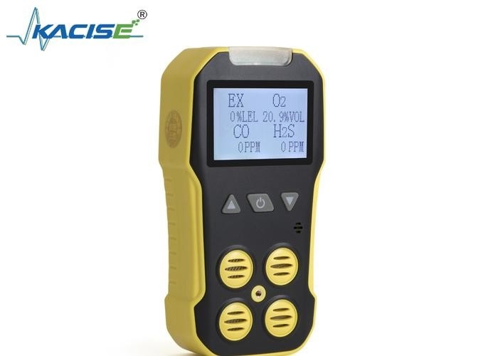 KMBH-4A Portable Multi Gas Detector Akurasi LCD besar ± 5% F.S.