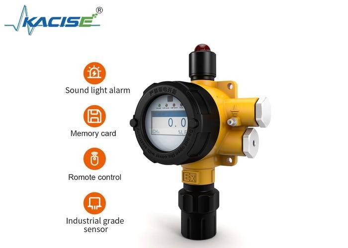 CO EX H2S CO2 O2 CH4 03 SO2 HCL Detektor gas tetap KFGT-K90 IP66 36-106Kpa Port koneksi M27*1.5mm