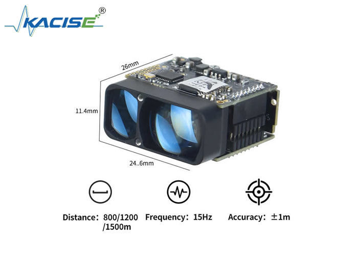 LSDM Surveillance Security Long-Range DtoF Laser Ranging Module dengan Jangkauan 1500m, Output UART, dan Desain Kompak