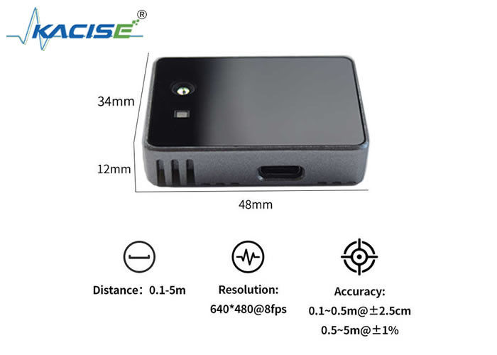 KL3A-05U 3D Solid-State Lidar dengan 0.1-5m Range H60°×V45° FOV dan USB 2.0 Type C Interface for Retail Stores