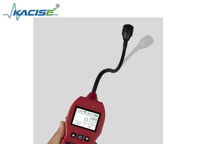 Detektor kebocoran gas KLBH90E dengan baterai 1800mAh, waktu pengisian 6 jam-8 jam, dan alarm suara, visual, dan getaran untuk konstruksi kota