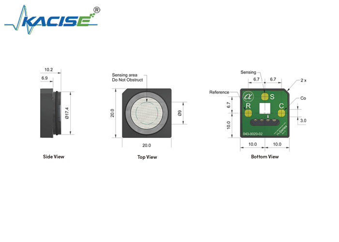 CL2-H4 Sensor klorin berukuran mini dengan waktu respons cepat dan sensitivitas tinggi untuk deteksi gas yang akurat