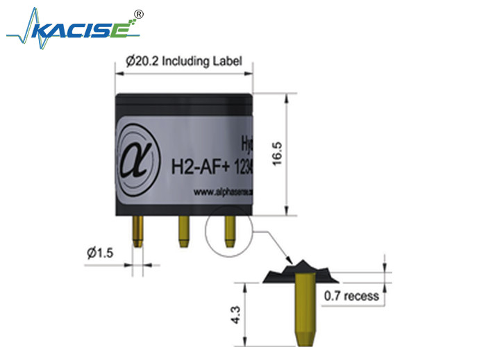 Sensor Hidrogen Resolusi Tinggi 0,7 H2-AF/H2-AF Untuk Analisis Udara Lingkungan Sensitivitas Tinggi 10 hingga 40