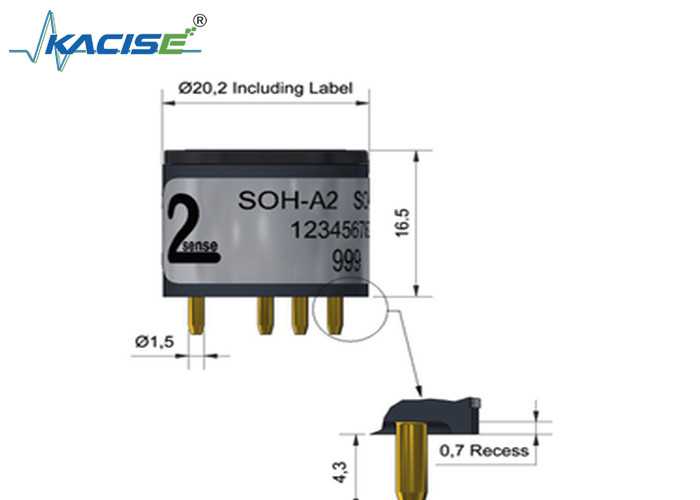 SOH-A2/SOH-A2 Sulfur Dioxide Hydrogen Sulfide Analyzer dengan kisaran 20 dan sensitivitas 140-250