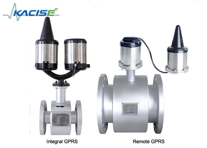 GPRS Wireless Remote IP68 Protection Electromagnetic Flow Meter dengan Diameter DN10-DN2600 untuk Amonia dan Irigasi