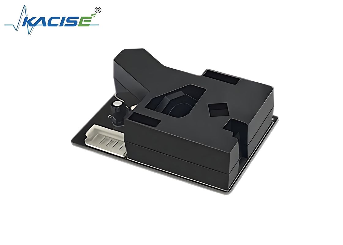 Sensor debu inframerah PM2.5 Sensor dengan rentang deteksi 0 - 500μg/m3, tegangan operasi gelombang rendah, dan kompensasi suhu bawaan