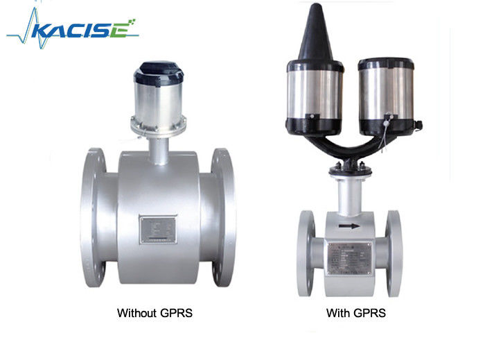 GPRS Wireless Electromagnetic Flow Meter dengan daya baterai untuk irigasi pertanian DN10-DN2600