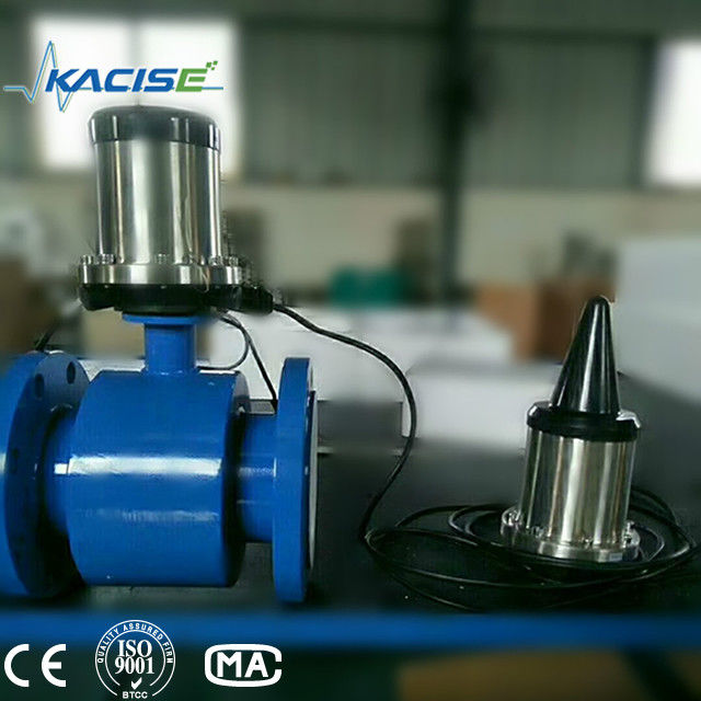 GPRS Wireless Electromagnetic Flow Meter dengan daya baterai untuk irigasi pertanian DN10-DN2600