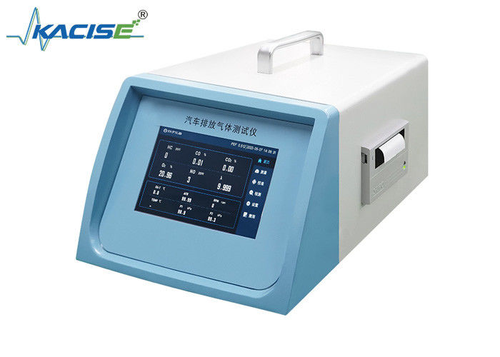 80W Vehicle Emission Gas Analyzer untuk rentang pengukuran CO2 0,0-18,0 ×10-2 dan pemantauan gas buang kendaraan