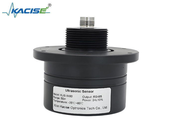 Sensor jarak bawah air KUS-W80 dengan frekuensi transduser 200kHz, arus bebas beban rendah, dan perlindungan IP68 untuk jarak bawah air