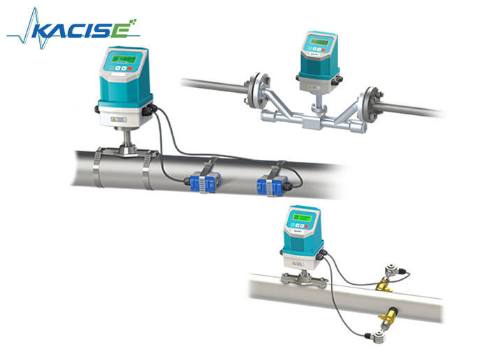 Airproof Compact Fixed On Pipe Type Ultrasonic Flow Meter untuk Pipa DN15-DN6000