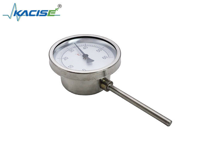 Termometer Bimetal Stainless Steel 304/316 dengan Panjang Batang yang Dapat Disesuaikan dan Sertifikasi EN 13190 atau ASME B40.3