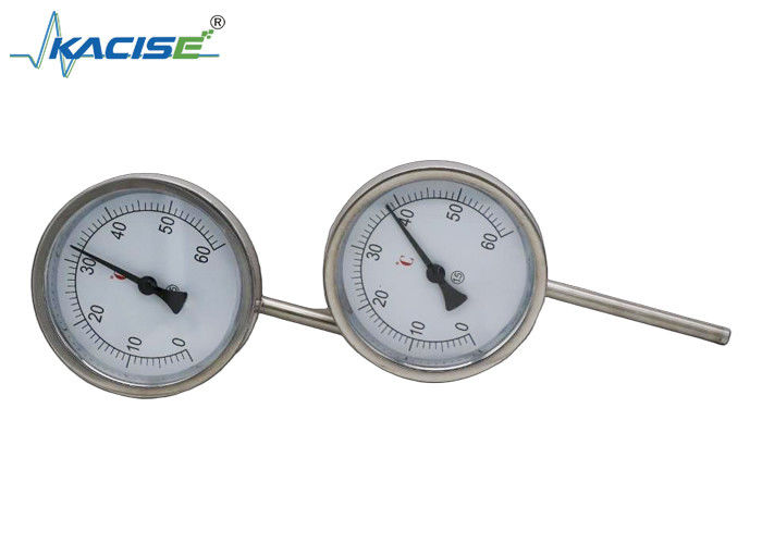 Termometer Bimetal Stainless Steel 304/316 dengan Panjang Batang yang Dapat Disesuaikan dan Sertifikasi EN 13190 atau ASME B40.3