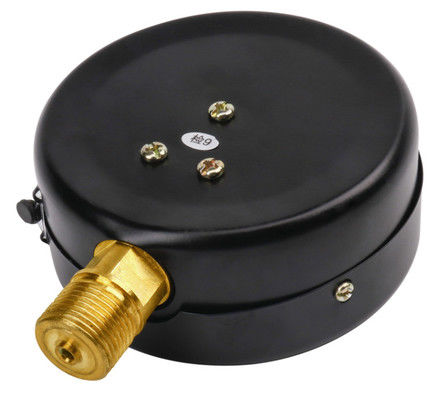 Pengukur Tekanan Industri KMC-Y100 - Dial 100mm, Koneksi Radial Tembaga M20×1.5, Casing Besi