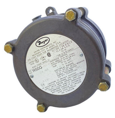 Sakelar Tekanan Diferensial Tahan Ledakan Dwyer (Model 1950G-0-B-120-NA & 1950G-00-B-240)