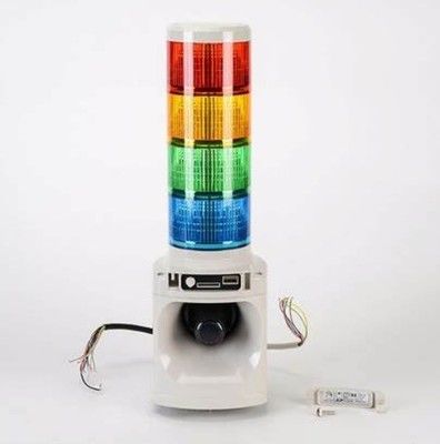 Lampu Menara Sinyal LED Tahan Ledakan Seri LKEH 40 mm (Model LKEH-402FVF-RYGB-EX)