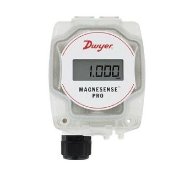 Dwyer MSX-W20-PA Pemancar Tekanan Diferensial Magnesense dengan Ekstraksi Akar Kuadrat Penginderaan Tekanan Dua Arah dan Output Arus 4-20mA