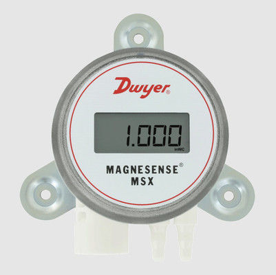 Dwyer MSX-W20-PA Pemancar Tekanan Diferensial Magnesense dengan Ekstraksi Akar Kuadrat Penginderaan Tekanan Dua Arah dan Output Arus 4-20mA