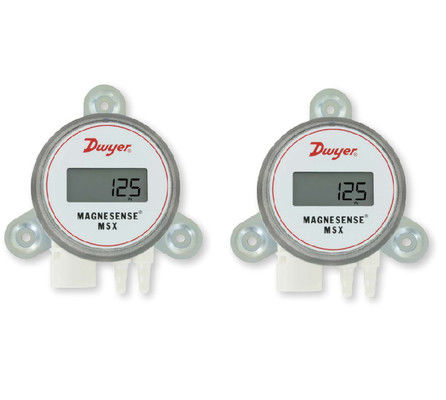 Dwyer MSX-W20-PA Pemancar Tekanan Diferensial Magnesense dengan Ekstraksi Akar Kuadrat Penginderaan Tekanan Dua Arah dan Output Arus 4-20mA