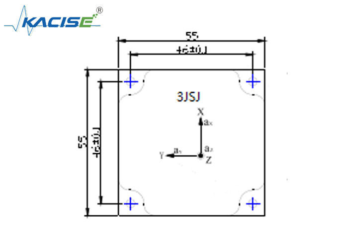 Sensor percepatan triaxial dengan ±10 g Range RS422 Output dan Wide Temperature Range untuk aplikasi otomotif