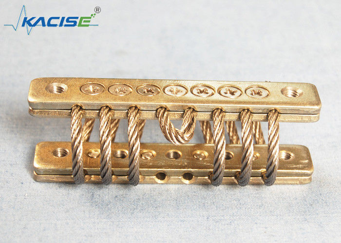 Tipe T Industrial Pressed Hole Aluminium dan stainless steel Wire Rope Isolator dengan rentang beban 3.5-2000KG dan frekuensi alami 7Hz-15Hz