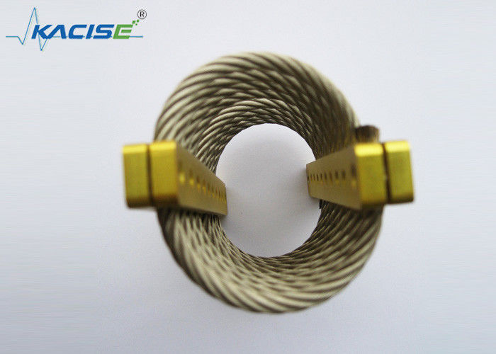 Tipe T Industrial Pressed Hole Aluminium dan stainless steel Wire Rope Isolator dengan rentang beban 3.5-2000KG dan frekuensi alami 7Hz-15Hz