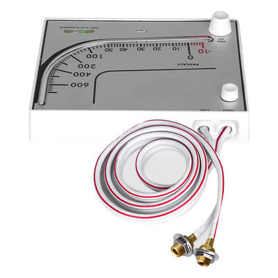 KMC-700 Red Oil Differential Pressure Gauge untuk Akuakultur dengan akurasi ±3% dan Desain 190×150×32MM yang kompak