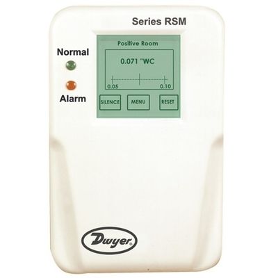 AegisPress Precision Room Monitor dengan akurasi ±0,5% FS dan sinyal output yang dapat dipilih untuk unit isolasi rumah sakit