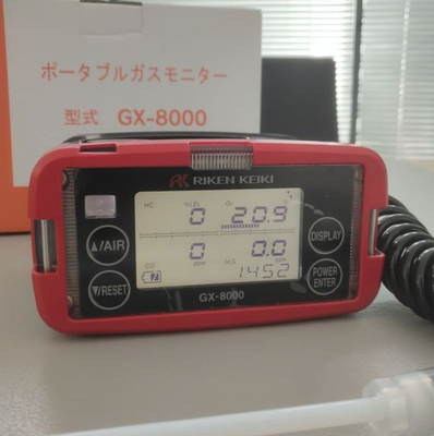 Riken Keiki RX-8700 3-Gas Portable Monitor untuk Deteksi HC H2S O2