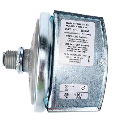 Dwyer 1823-10 Low Differential Pressure Switch dengan Desain Kompak, Kemampuan Mengulang Tinggi dan Pengaturan Mudah