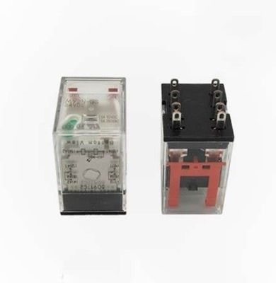 Relay Umum Omron MY2-GS dengan Operasi 24VDC, Resistensi Koil 662 Ω, dan Formulir Kontak DPDT