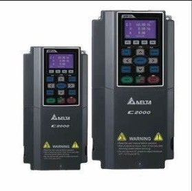 Delta VFD110C43A Variable Frequency Drive dengan Field Oriented Control PLC dan HMI Keypad LCD Besar