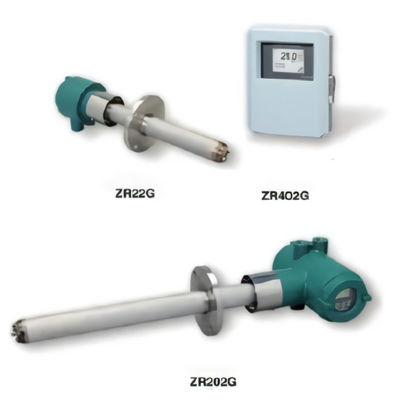 Yokogawa Zr22g Zirconia Oxygen Analyzer dengan sinyal output 4-20MA dan rentang pengukuran O2 0,01 hingga 100 Vol% untuk analisis oksigen dan kelembaban fungsi ganda