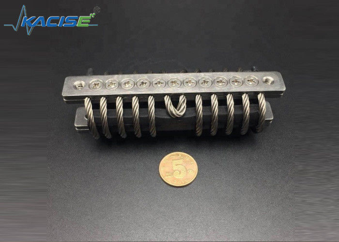 100G Shock Resistance Wire Rope Vibration Isolator dengan Konstruksi Aluminium dan Baja Rinsing ISO9001: 2008 Sertifikasi