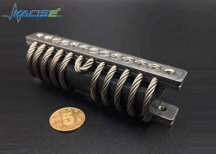 100G Shock Resistance Wire Rope Vibration Isolator dengan Konstruksi Aluminium dan Baja Rinsing ISO9001: 2008 Sertifikasi