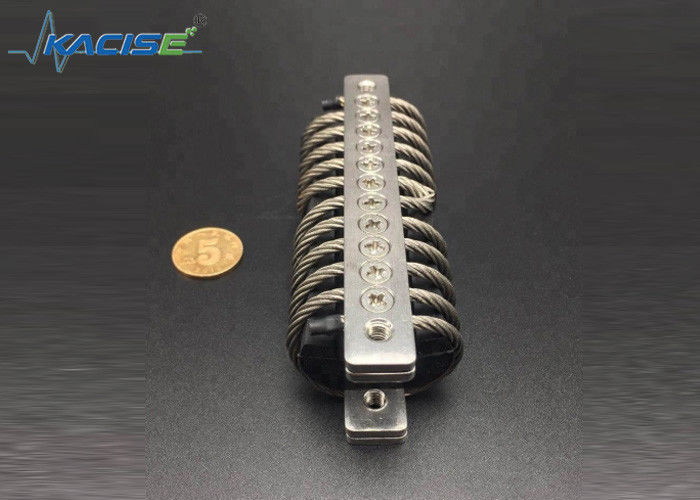 100G Shock Resistance Wire Rope Vibration Isolator dengan Konstruksi Aluminium dan Baja Rinsing ISO9001: 2008 Sertifikasi