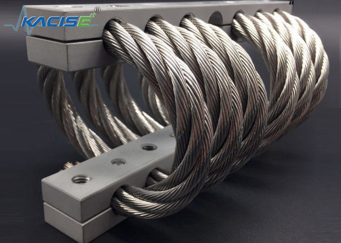 Isolator Getaran Tali Kawat Baja Tahan Karat Bersertifikat ISO9001 Kacise untuk Penyerapan Kejut Mesin Industri Tahan Lama