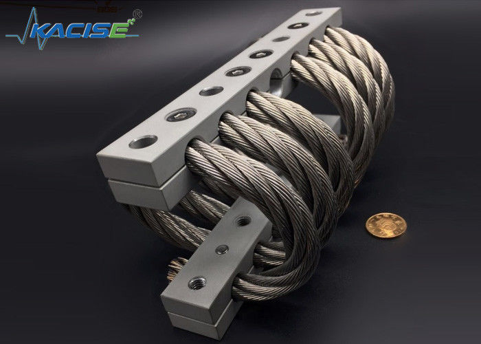 Isolator Getaran Tali Kawat Baja Tahan Karat Bersertifikat ISO9001 Kacise untuk Penyerapan Kejut Mesin Industri Tahan Lama