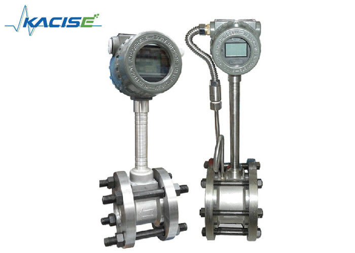 Flange Clamp Vortex Flow Meter dengan Output 4-20mA dan Diameter DN15-DN1800 untuk Udara dan Gas Dikompres